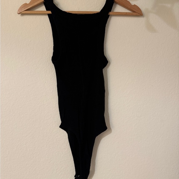 REDONE Black ribbed bodysuit XS - Picture 4 of 4